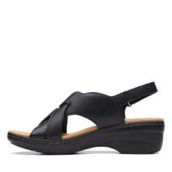 Clarks Merliah Echo Black Leather -Clarks 26172747 W 5