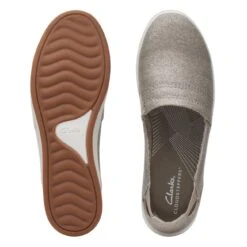 Clarks Breeze Step II Silver Metallic 15 Clarks Breeze Step II Silver Metallic -Clarks 26172783 W 7