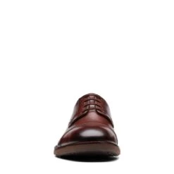 Clarks Un Hugh Cap Mahogany Leather 11 Clarks Un Hugh Cap Mahogany Leather -Clarks 26172837 W 3