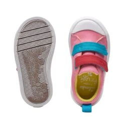 Clarks Foxing Tor Lo Toddler Pink 17 Clarks Foxing Tor Lo Toddler Pink -Clarks 26173002 W 7