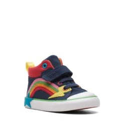 Clarks Foxing Tor Hi Toddler Navy Combination 20 Clarks Foxing Tor Hi Toddler Navy Combination -Clarks 26173005 W 2