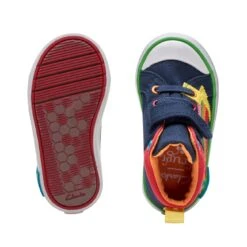 Clarks Foxing Tor Hi Toddler Navy Combination 25 Clarks Foxing Tor Hi Toddler Navy Combination -Clarks 26173005 W 7