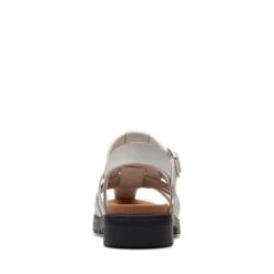 Clarks Orinoco Band Off White Leather -Clarks 26173528 W 6